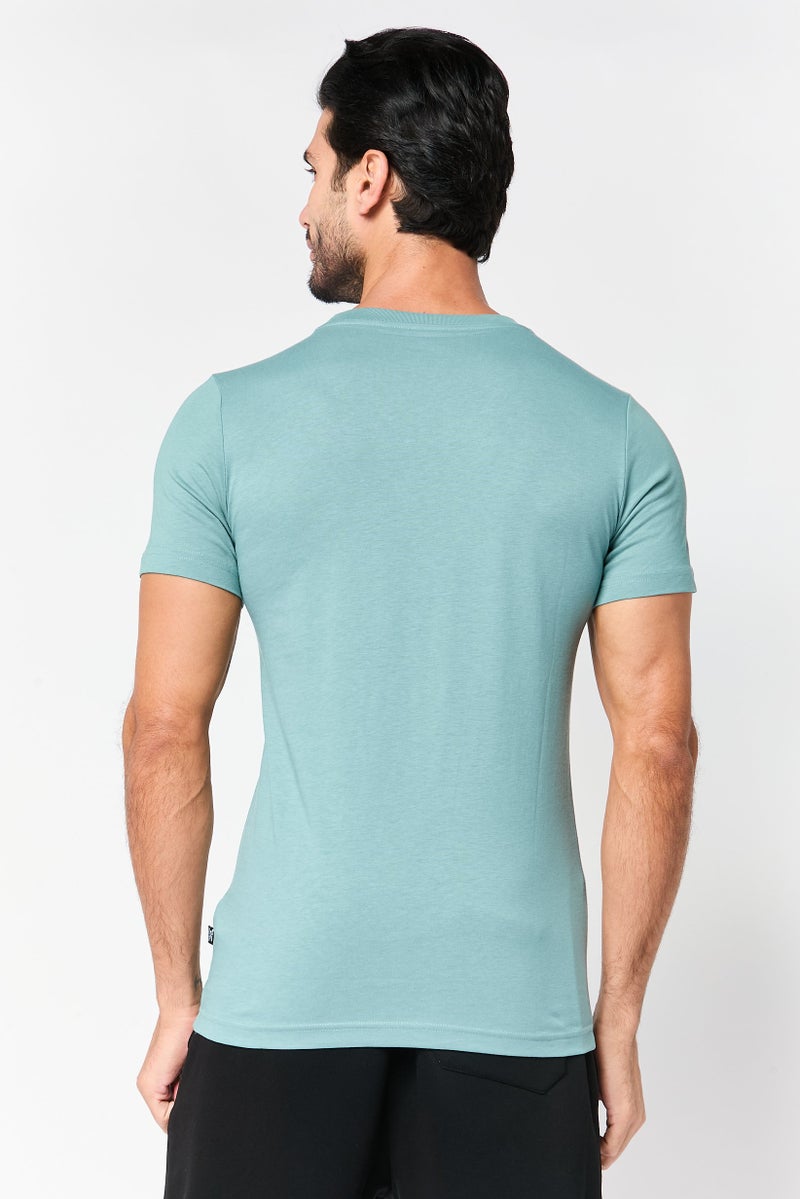 PUMA Men Sportswear Fit Short Sleeve Outdoor T-Shirt, Sage Green - Image 4